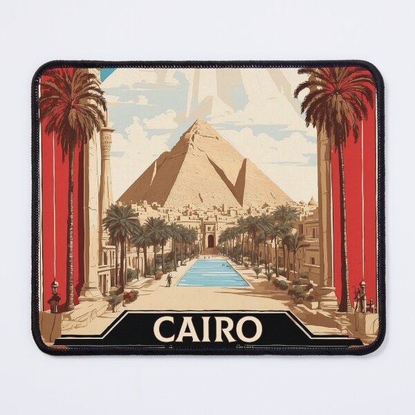Item preview, Cairo Egypt Vintage Poster Tourism 2 designed and sold by TravelersGems.