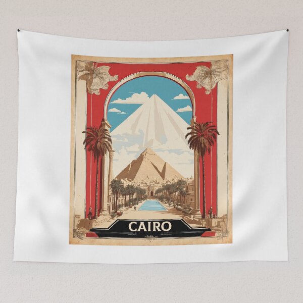 Item preview, Cairo Egypt Vintage Poster Tourism 2 designed and sold by TravelersGems.