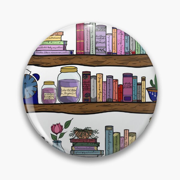 Item preview, fanfiction bookshelf :) designed and sold by TheHermitCrab.