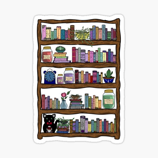 Item preview, fanfiction bookshelf :) designed and sold by TheHermitCrab.