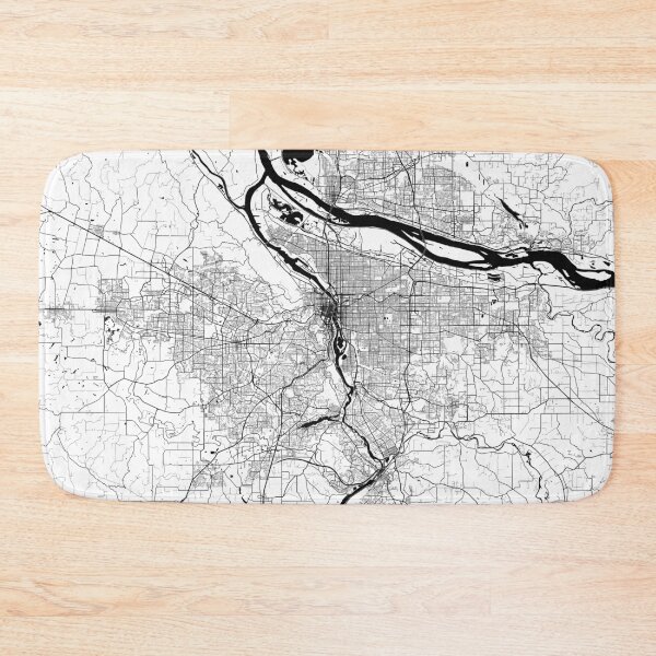 Item preview, Portland Oregon City minimal Map (United States, North America) designed and sold by Unique City maps all over the world.