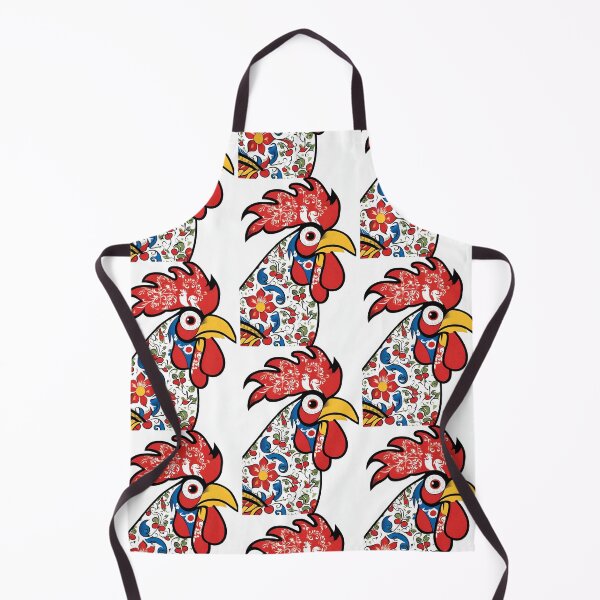 Item preview, Galo de Barcelos Rooster Head Portugal Design #18 designed and sold by Kayley | QuintaDaColherArtes.