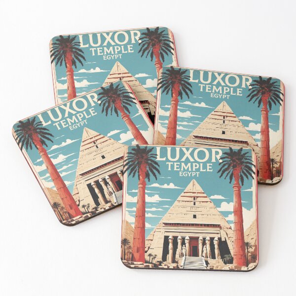 Item preview, Luxor Temple Egypt Vintage Poster Tourism  designed and sold by TravelersGems.