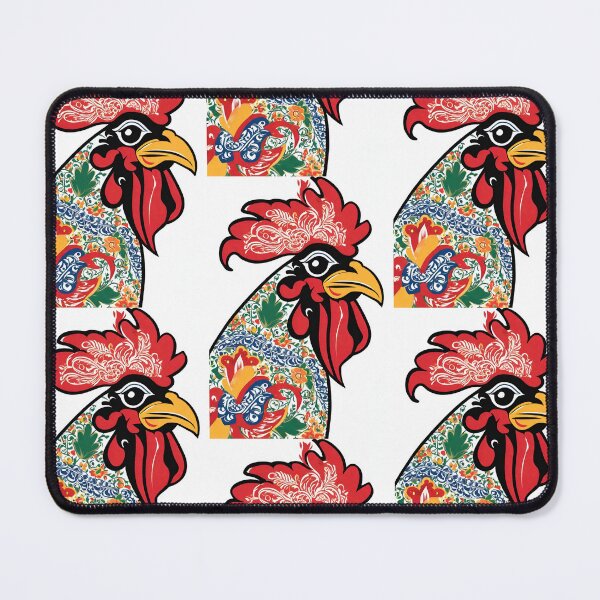 Item preview, Galo de Barcelos Rooster Head Portugal Design #19 designed and sold by Kayley  |  QuintaDaColherArtes.