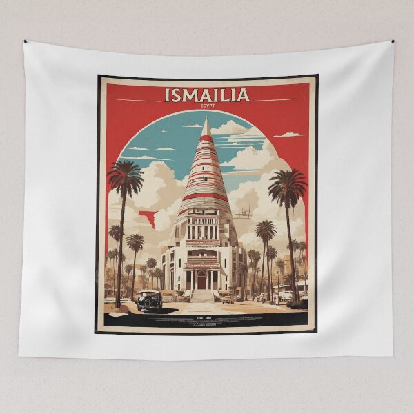 Item preview, Ismailia Egypt Vintage Poster Tourism  designed and sold by TravelersGems.