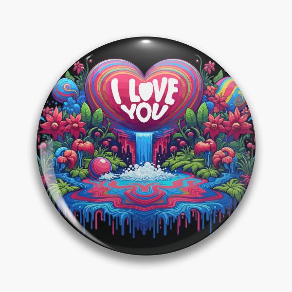 Item preview, I love you waterfall designed and sold by TheRealmWithin.