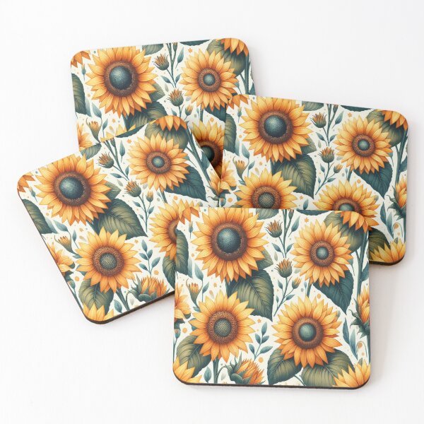 Item preview, Flower - Sunflower Field ; Floral Pattern designed and sold by PatternInArt.
