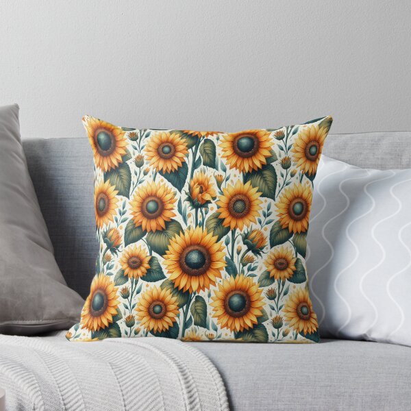 Item preview, Flower - Sunflower Field ; Floral Pattern designed and sold by PatternInArt.