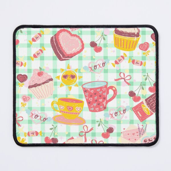 Item preview, Seamless pattern with cakes and sweets. Cute hand drawn seamless watercolor pattern with sweet cakes, cakes, desserts, cakes and cookies. checkered background designed and sold by APHIDAT-TA.