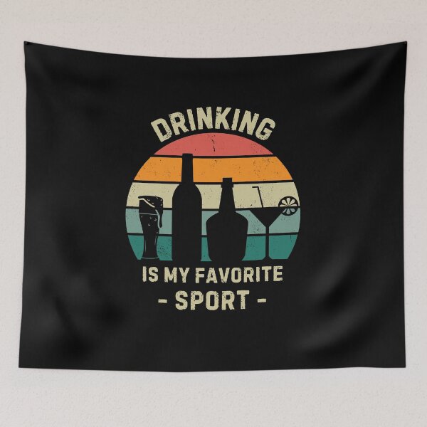 Item preview, Drinking is my favorite sport designed and sold by Gilpro Designs.