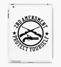2nd Amendment Protect Yourself iPad Case/Skin