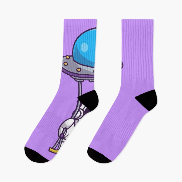 Item preview, Swinging Through Space: Cute Astronaut with UFO Cartoon Vector Icon designed and sold by hjian8219.