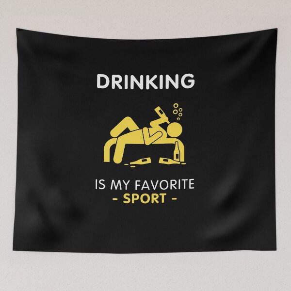 Item preview, Drinking is my favorite sport designed and sold by Gilpro Designs.