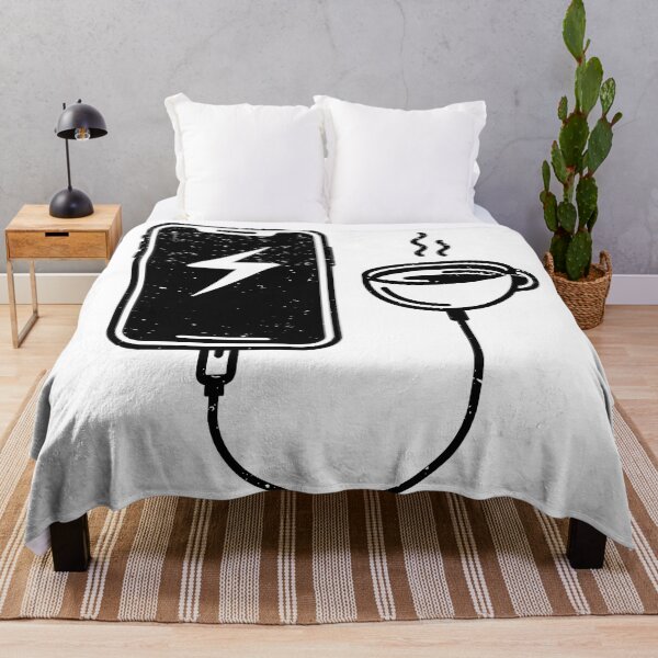 Item preview, Caffeine Charge - Energize Your Day with Coffee Power designed and sold by MnDShirts.