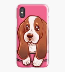 Pocket Cute Basset Hound iPhone Case/Skin