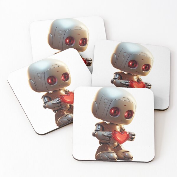 Item preview, Robot of Love - Digital Love Story designed and sold by fluidwatercolor.