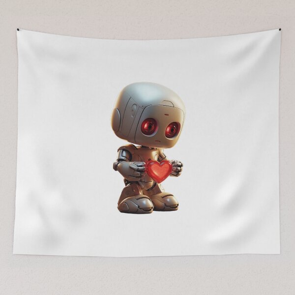 Item preview, Robot of Love - Digital Love Story designed and sold by fluidwatercolor.