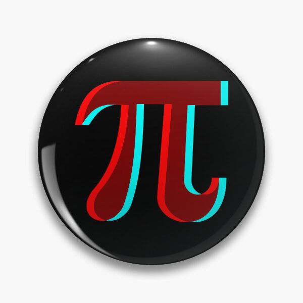 Item preview, Letter Pi with Anaglyph Effect designed and sold by ObsidianCat04.