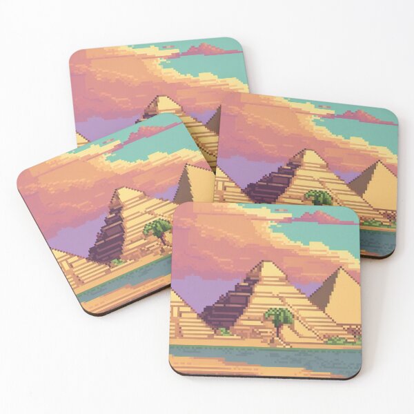 Item preview, Giza, Egypt - Pixel Art designed and sold by Pixelartshirt.