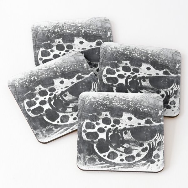 Item preview, Drawing leopard abstract black and white designed and sold by Klickkunstwerke.