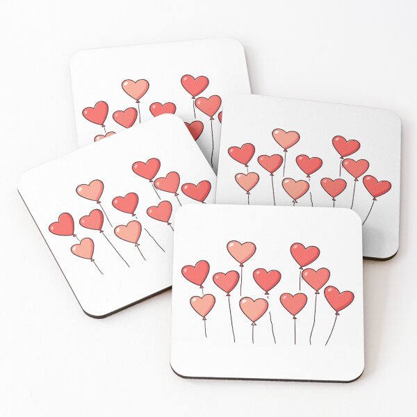 Item preview, Cute Heart Shaped Balloons designed and sold by ThatBBStore.