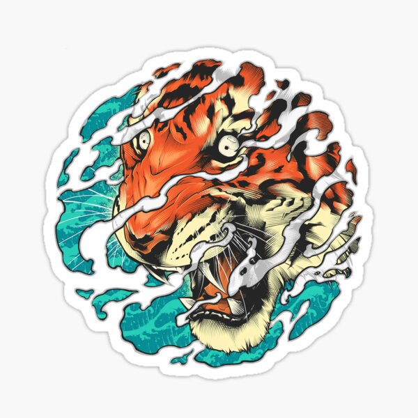 Item preview, Traditional Japanese Irezumi Tiger designed and sold by Marwan89.