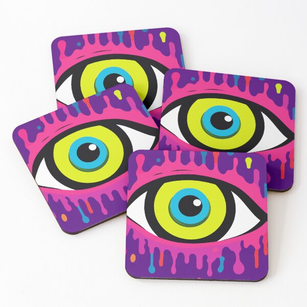 Item preview, Trippy Acid LSD Colorful Vibrant Psychedelic Eye designed and sold by PrintShangri-La.