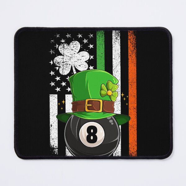 Item preview, Leprechaun Billards Pool Irish American Flag St Patricks Day designed and sold by MobyStickers.