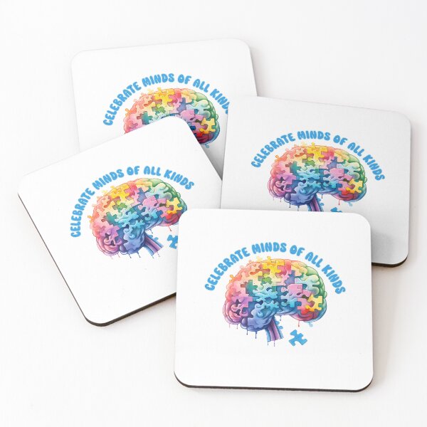 Item preview, Celebrate Minds of All Kinds, Special Education Teacher, Behavior Analyst, SLP Teacher Gift, Mental Health designed and sold by behindthefacts.