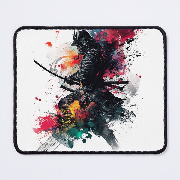 Item preview, Explosive Samurai Charge: Colorburst Warrior Painting designed and sold by ShogunStyle.