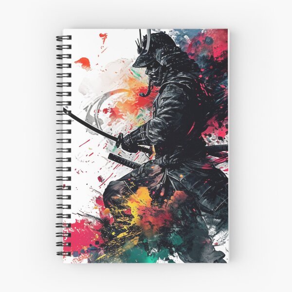 Item preview, Explosive Samurai Charge: Colorburst Warrior Painting designed and sold by ShogunStyle.
