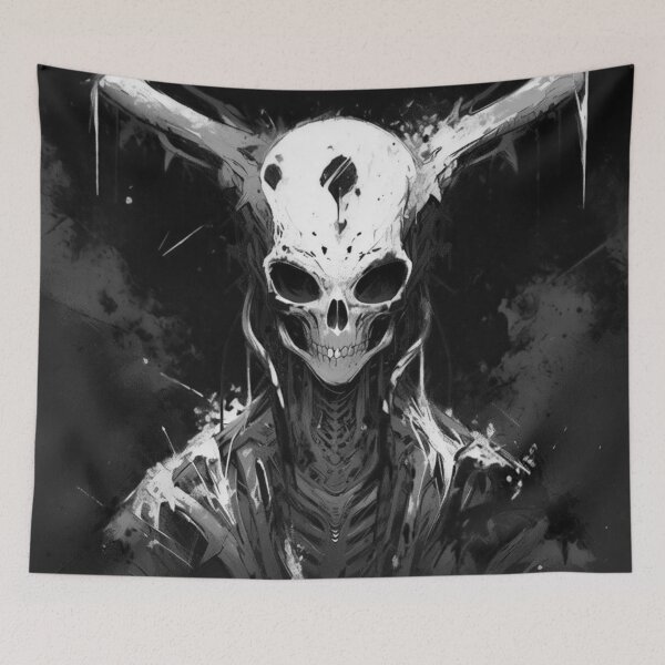 Item preview, Horned Skeleton designed and sold by Dawn van Doorn.