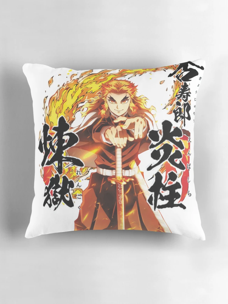 Thumbnail 3 of 4, Pillow, fire ninja designed and sold by RabbitProject.