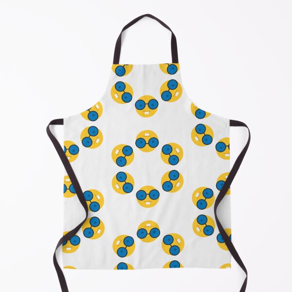 Item preview, A pattern of blue and yellow emoticons designed and sold by johndesign88.