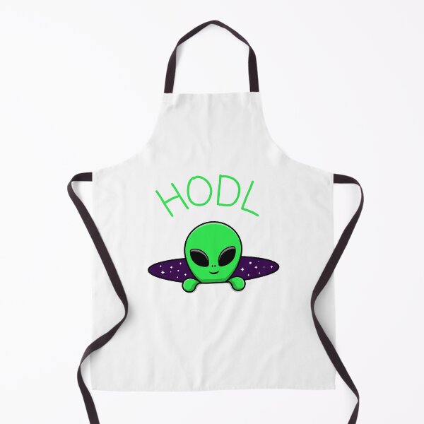 Item preview, Alien recommending hodling bitcoin designed and sold by Bitcoinfan.
