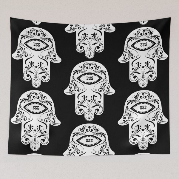Item preview, 555 Angel Number Hamsa Hand  designed and sold by hamsasoul.