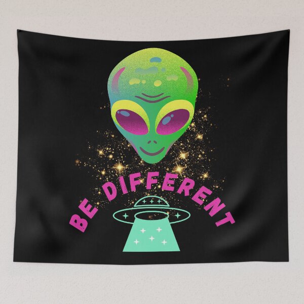 Item preview, Be Different - Alien quote design designed and sold by TheArtistOf2022.