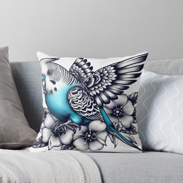 Item preview, cool budgerigar designed and sold by Greydate.