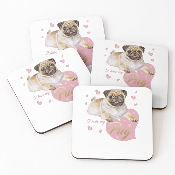 Item preview, I Love My Pug! Especially for Pug Dog Lovers! designed and sold by rs-designs.