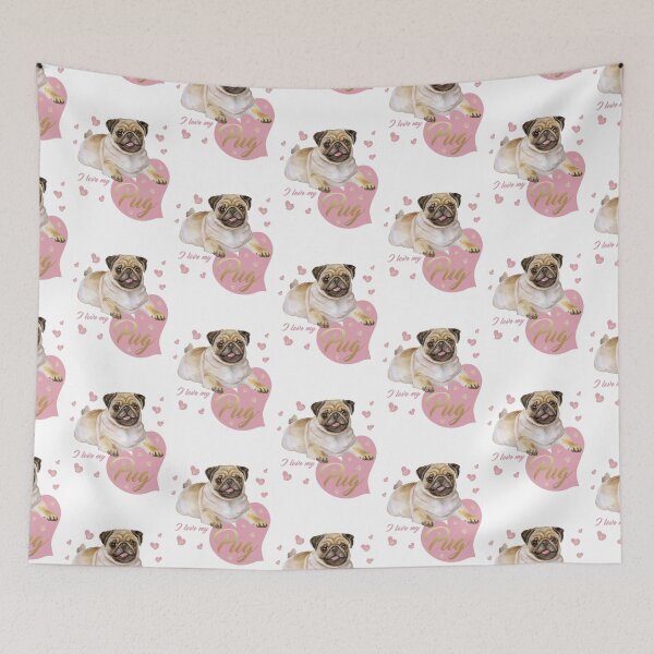 Item preview, I Love My Pug! Especially for Pug Dog Lovers! designed and sold by rs-designs.