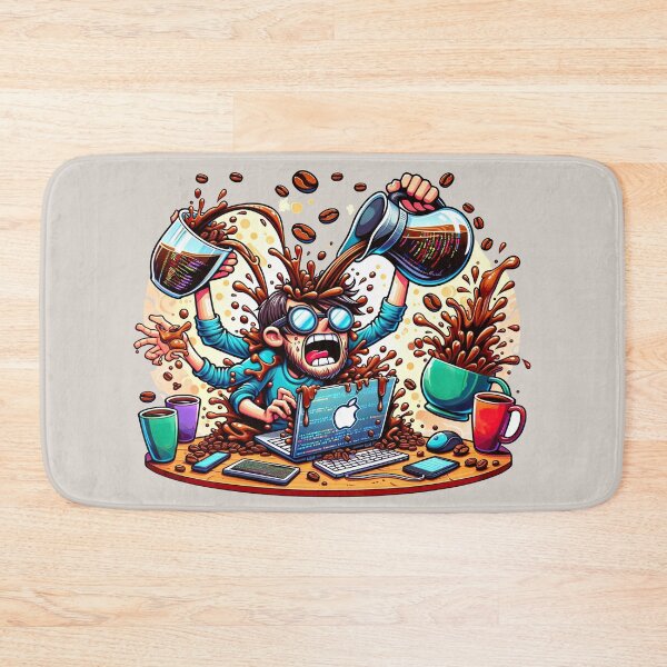 Item preview, Caffeine Overflow: The Programmer's Hypercharge designed and sold by TuringTacoTales.
