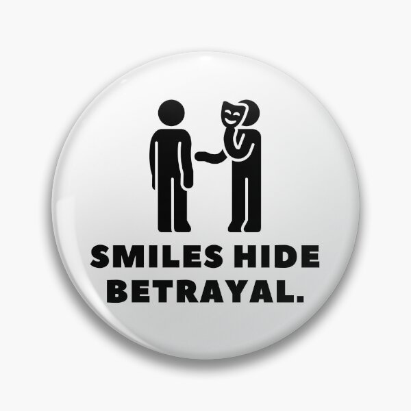 Item preview, Smiles hide betrayal. designed and sold by Bananobanini.