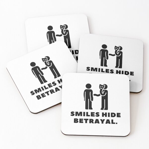 Item preview, Smiles hide betrayal. designed and sold by Bananobanini.