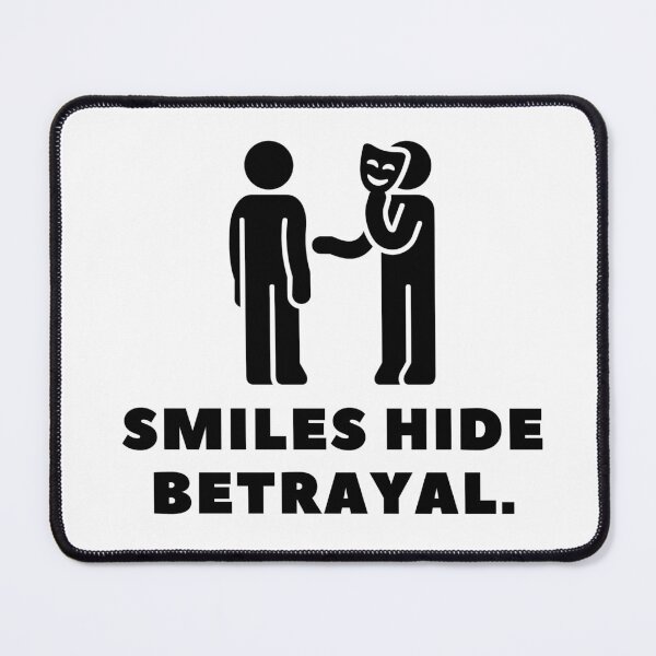 Item preview, Smiles hide betrayal. designed and sold by Bananobanini.