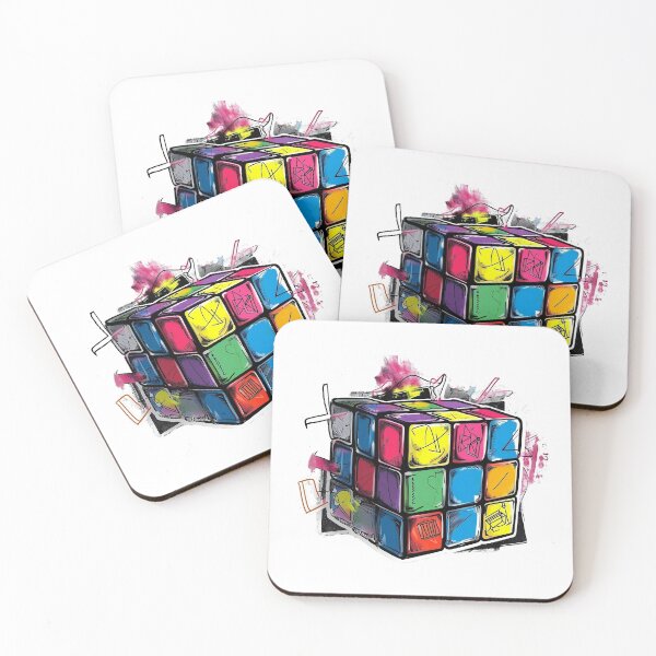Item preview, Gritty Rubik's Cube designed and sold by VirtualArtGuy.