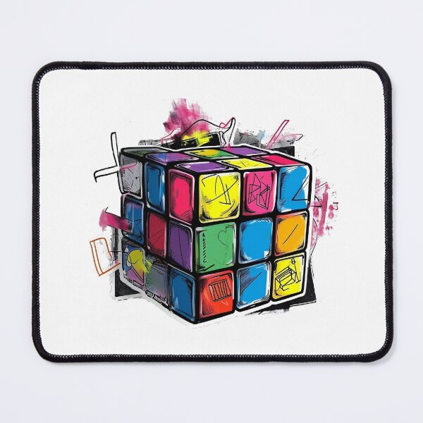 Item preview, Gritty Rubik's Cube designed and sold by VirtualArtGuy.