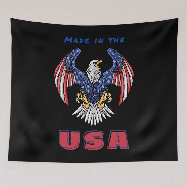Item preview, Made in the USA - American quote design designed and sold by TheArtistOf2022.