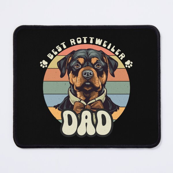 Item preview, Copy of Rottweiler Dad Retro Design Best Rottweiler Daddy designed and sold by Hansani Nuwanmini Jayawickrama.