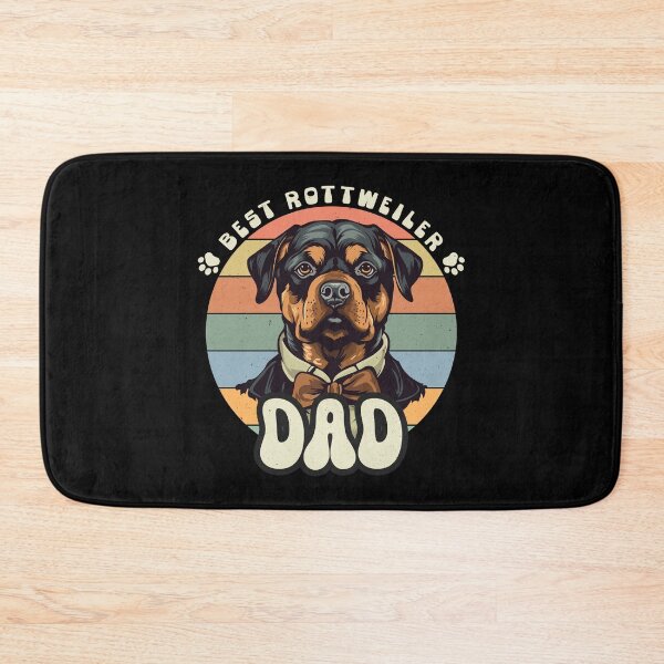 Item preview, Copy of Rottweiler Dad Retro Design Best Rottweiler Daddy designed and sold by Hansani Nuwanmini Jayawickrama.