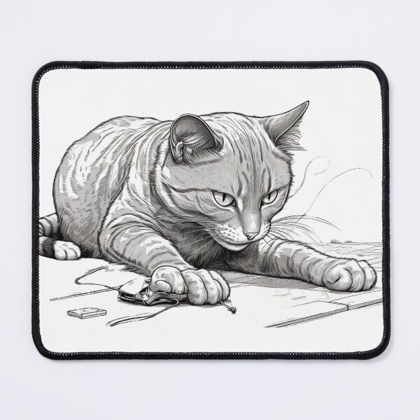 Item preview, Cat with mouse designed and sold by Dosiak85.